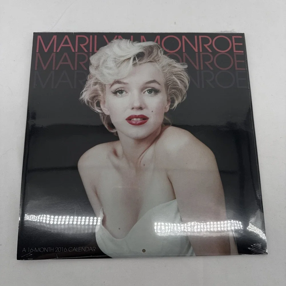 Brand new 2016 16 month Marilyn Monroe calendar still wrapped